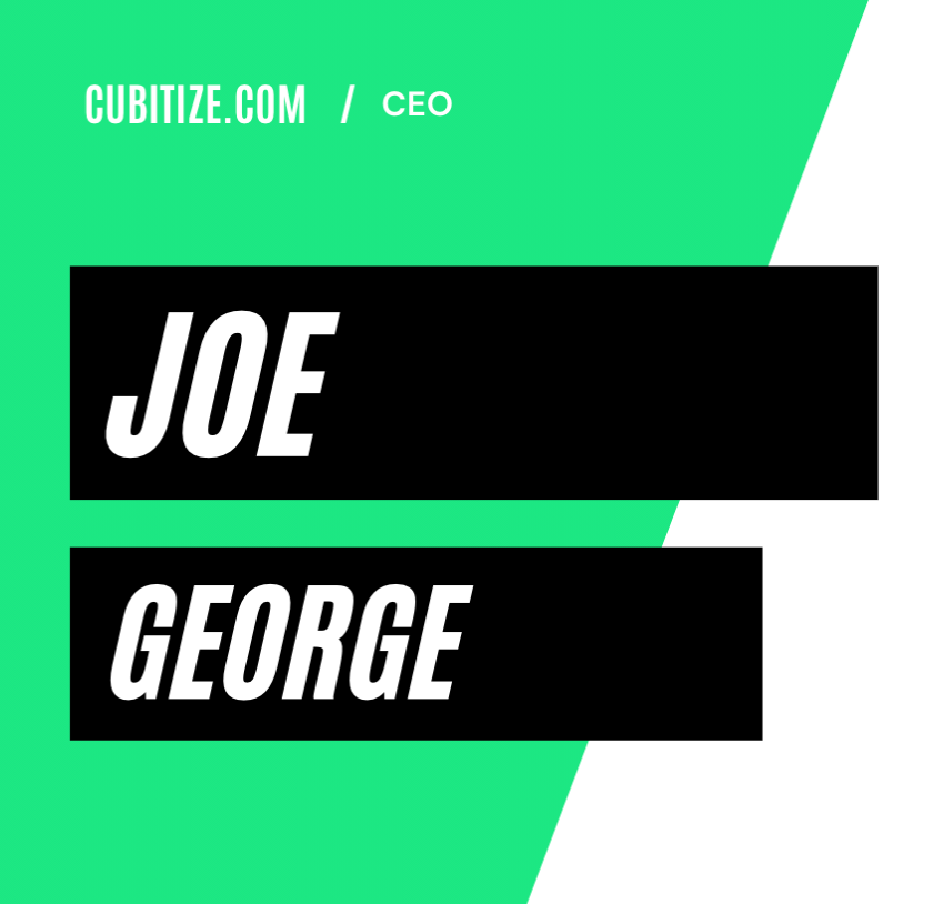 Cubitize.com Joe George Exclusive Interview